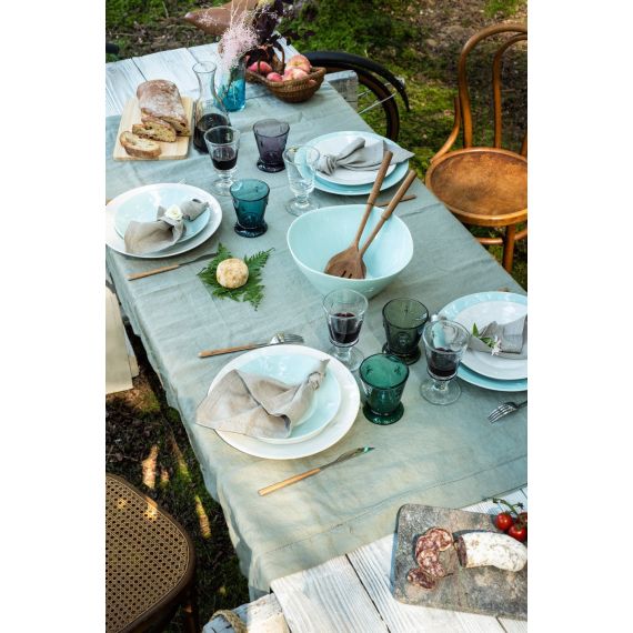 Набор из 4-х тарелок d 21,4 см, керамика, цвет голубой, серия CERAMIQUE ABEILLE, La Rochere, изображение 3