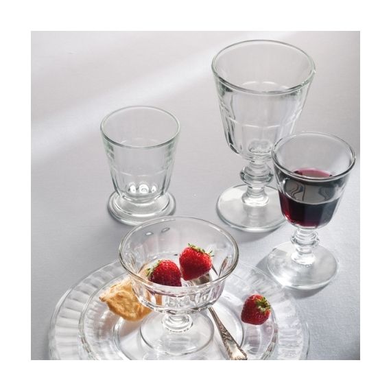 Набор из 6-ти стаканов на ножке 230 мл, h 10,5 см,  d 8,5 см, серия PERIGORD, La Rochere, изображение 4