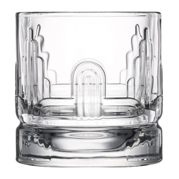 Набор из 4-х стаканов для виски с разным рельефом, 300 мл, h 9 см, d 8,6 см, серия DANDY, La Rochere, изображение 2