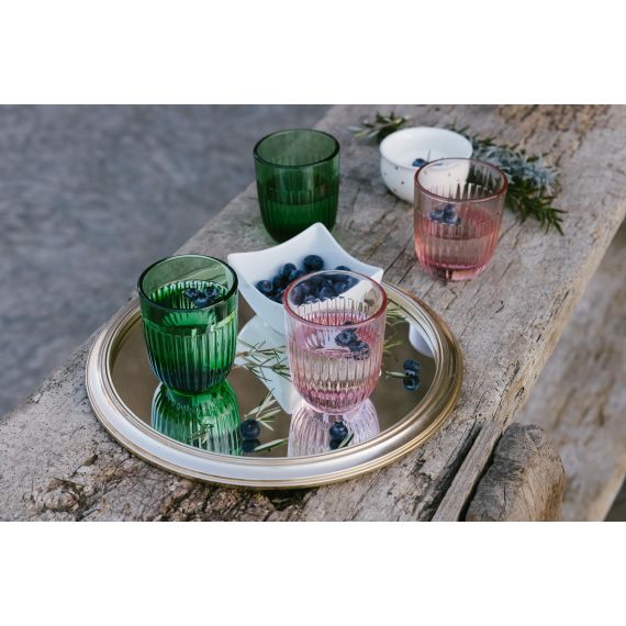 Набор из 6-ти стаканов O/F 290 мл, h 9,5 см, d 8 см, цвет розовый, OUESSANT, La Rochere, изображение 2