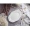 Блюдо овальное 32,5x23 см h 3 см, фарфор, Grazia, Casa di fortuna, изображение 2